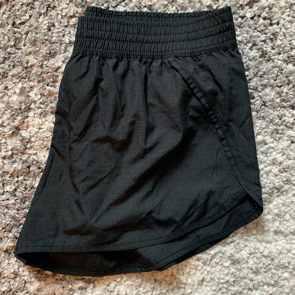 Black workout shorts